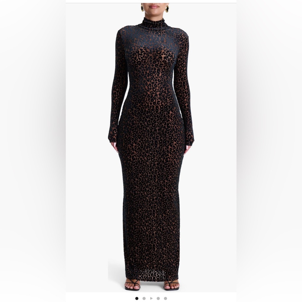 Naked Wardrobe Leopard Dress